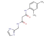 N-(2,4-dimethylphenyl)-N'-(1H-imidazol-2-ylmethyl)malonamide