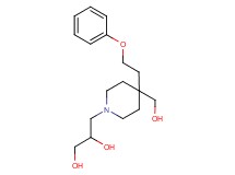 3-[4-(hydroxymethyl)-4-(2-phenoxyethyl)-1-piperidinyl]-1,2-propanediol
