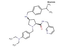 (4S)-1-[4-(diethylamino)benzyl]-4-[(4-isopropylbenzyl)amino]-N-(3-pyridinylmethyl)-L-prolinamide