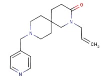 2-allyl-9-(pyridin-4-ylmethyl)-2,9-diazaspiro[5.5]undecan-3-one