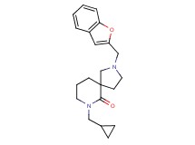 2-(1-benzofuran-2-ylmethyl)-7-(cyclopropylmethyl)-2,7-diazaspiro[4.5]decan-6-one