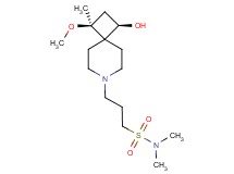 3-[(1S*,3R*)-3-hydroxy-1-methoxy-1-methyl-7-azaspiro[3.5]non-7-yl]-N,N-dimethyl-1-propanesulfonamide