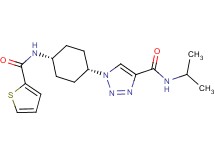 N-isopropyl-1-{cis-4-[(2-thienylcarbonyl)amino]cyclohexyl}-1H-1,2,3-triazole-4-carboxamide