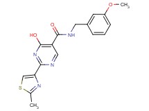 4-hydroxy-N-(3-methoxybenzyl)-2-(2-methyl-1,3-thiazol-4-yl)pyrimidine-5-carboxamide