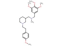 ({1-[2-(4-methoxyphenyl)ethyl]-3-piperidinyl}methyl)methyl(3,4,5-trimethoxybenzyl)amine