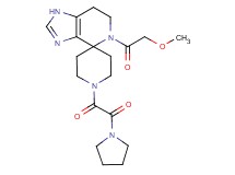 5-(methoxyacetyl)-1'-[oxo(pyrrolidin-1-yl)acetyl]-1,5,6,7-tetrahydrospiro[imidazo[4,5-c]pyridine-4,4'-piperidine]