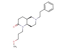 (4aS*,8aR*)-1-(3-methoxypropyl)-6-(2-phenylethyl)octahydro-1,6-naphthyridin-2(1H)-one