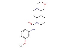 N-(3-methoxyphenyl)-2-[2-(4-morpholinyl)ethyl]-1-piperidinecarboxamide