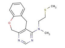 N-methyl-N-[2-(methylthio)ethyl]-5,11-dihydro[1]benzoxepino[3,4-d]pyrimidin-4-amine