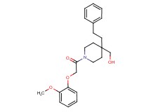 [1-[(2-methoxyphenoxy)acetyl]-4-(2-phenylethyl)-4-piperidinyl]methanol