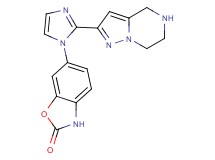 6-[2-(4,5,6,7-tetrahydropyrazolo[1,5-a]pyrazin-2-yl)-1H-imidazol-1-yl]-1,3-benzoxazol-2(3H)-one hydrochloride