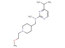 4-isopropyl-N-{[1-(2-methoxyethyl)piperidin-4-yl]methyl}-N-methylpyrimidin-2-amine