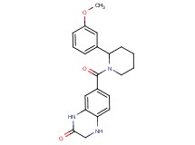 7-{[2-(3-methoxyphenyl)piperidin-1-yl]carbonyl}-3,4-dihydroquinoxalin-2(1H)-one