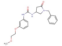 N-(1-benzyl-5-oxopyrrolidin-3-yl)-N'-[3-(2-methoxyethoxy)phenyl]urea