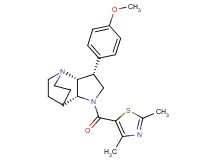 (3R*,3aR*,7aR*)-1-[(2,4-dimethyl-1,3-thiazol-5-yl)carbonyl]-3-(4-methoxyphenyl)octahydro-4,7-ethanopyrrolo[3,2-b]pyridine