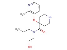 N-(2-hydroxyethyl)-4-[(2-methylpyridin-3-yl)oxy]-N-propylpiperidine-4-carboxamide