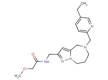 N-({5-[(5-ethylpyridin-2-yl)methyl]-5,6,7,8-tetrahydro-4H-pyrazolo[1,5-a][1,4]diazepin-2-yl}methyl)-2-methoxyacetamide