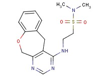 2-(5,11-dihydro[1]benzoxepino[3,4-d]pyrimidin-4-ylamino)-N,N-dimethylethanesulfonamide