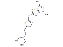 N-{5-[2-(diethylamino)ethyl]-1,3,4-thiadiazol-2-yl}-1,3-dimethyl-1H-pyrazolo[3,4-d][1,3]thiazol-5-amine