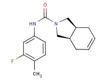 (3aR*,7aS*)-N-(3-fluoro-4-methylphenyl)-1,3,3a,4,7,7a-hexahydro-2H-isoindole-2-carboxamide