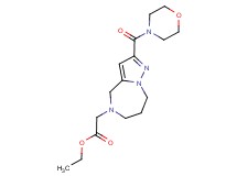 ethyl [2-(morpholin-4-ylcarbonyl)-7,8-dihydro-4H-pyrazolo[1,5-a][1,4]diazepin-5(6H)-yl]acetate