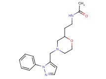 N-(2-{4-[(1-phenyl-1H-pyrazol-5-yl)methyl]morpholin-2-yl}ethyl)acetamide