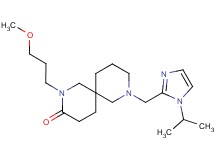 8-[(1-isopropyl-1H-imidazol-2-yl)methyl]-2-(3-methoxypropyl)-2,8-diazaspiro[5.5]undecan-3-one