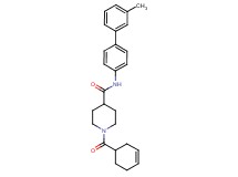 1-(3-cyclohexen-1-ylcarbonyl)-N-(3'-methyl-4-biphenylyl)-4-piperidinecarboxamide
