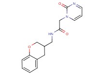 N-(3,4-dihydro-2H-chromen-3-ylmethyl)-2-(2-oxopyrimidin-1(2H)-yl)acetamide