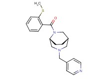(1S*,5R*)-6-[2-(methylthio)benzoyl]-3-(4-pyridinylmethyl)-3,6-diazabicyclo[3.2.2]nonane
