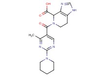 5-{[4-methyl-2-(1-piperidinyl)-5-pyrimidinyl]carbonyl}-4,5,6,7-tetrahydro-1H-imidazo[4,5-c]pyridine-4-carboxylic acid