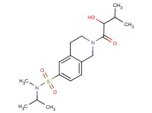 2-(2-hydroxy-3-methylbutanoyl)-N-isopropyl-N-methyl-1,2,3,4-tetrahydroisoquinoline-6-sulfonamide