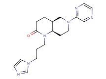 (4aS*,8aR*)-1-[3-(1H-imidazol-1-yl)propyl]-6-pyrazin-2-yloctahydro-1,6-naphthyridin-2(1H)-one