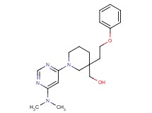 [1-[6-(dimethylamino)pyrimidin-4-yl]-3-(2-phenoxyethyl)piperidin-3-yl]methanol