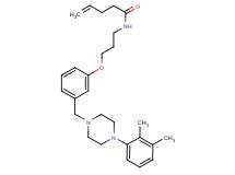 N-[3-(3-{[4-(2,3-dimethylphenyl)-1-piperazinyl]methyl}phenoxy)propyl]-4-pentenamide