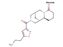 (1R,5R,11aS)-3-[(5-propylisoxazol-3-yl)carbonyl]decahydro-8H-1,5-methanopyrido[1,2-a][1,5]diazocin-8-one