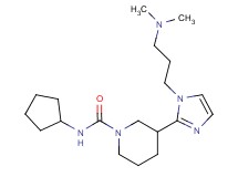 N-cyclopentyl-3-{1-[3-(dimethylamino)propyl]-1H-imidazol-2-yl}piperidine-1-carboxamide