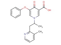 1-[1-methyl-2-(3-methylpyridin-2-yl)ethyl]-4-oxo-5-phenoxy-1,4-dihydropyridine-3-carboxylic acid
