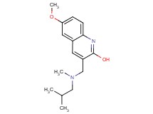 3-{[isobutyl(methyl)amino]methyl}-6-methoxy-2-quinolinol