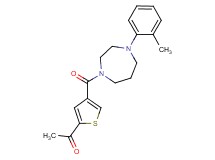 1-(4-{[4-(2-methylphenyl)-1,4-diazepan-1-yl]carbonyl}-2-thienyl)ethanone