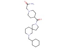 2-(4-{[7-(cyclohexylmethyl)-2,7-diazaspiro[4.5]dec-2-yl]carbonyl}-1-piperidinyl)acetamide