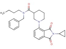 N-benzyl-N-butyl-1-(2-cyclopropyl-1,3-dioxo-2,3-dihydro-1H-isoindol-4-yl)-3-piperidinecarboxamide