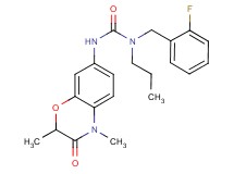 N'-(2,4-dimethyl-3-oxo-3,4-dihydro-2H-1,4-benzoxazin-7-yl)-N-(2-fluorobenzyl)-N-propylurea