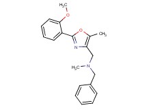 N-benzyl-1-[2-(2-methoxyphenyl)-5-methyl-1,3-oxazol-4-yl]-N-methylmethanamine