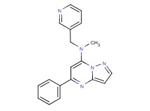 N-methyl-5-phenyl-N-(3-pyridinylmethyl)pyrazolo[1,5-a]pyrimidin-7-amine