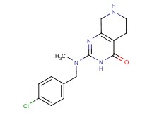 2-[(4-chlorobenzyl)(methyl)amino]-5,6,7,8-tetrahydropyrido[3,4-d]pyrimidin-4(3H)-one hydrochloride