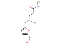 3-[{[5-(hydroxymethyl)-2-furyl]methyl}(methyl)amino]-N-methylpropanamide