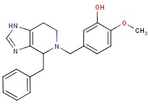 5-[(4-benzyl-1,4,6,7-tetrahydro-5H-imidazo[4,5-c]pyridin-5-yl)methyl]-2-methoxyphenol