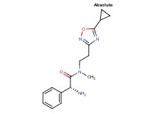 (2R)-2-amino-N-[2-(5-cyclopropyl-1,2,4-oxadiazol-3-yl)ethyl]-N-methyl-2-phenylacetamide