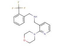 1-[2-(4-morpholinyl)-3-pyridinyl]-N-[2-(trifluoromethyl)benzyl]methanamine